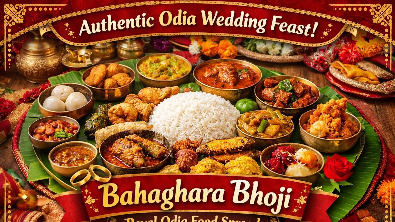 Indian wedding feast catering spread